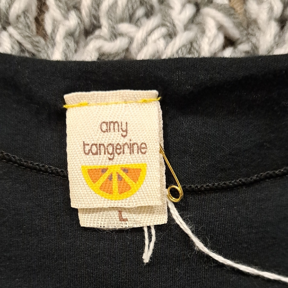 259 - 🌸 Faith Looks Good on You! | Amy Tangerine NWT Womens Boatneck Top - Picture 2 of 11